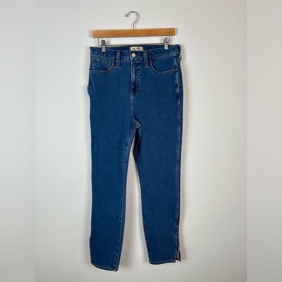 Madewell 11" High-Rise Roadtripper Supersoft Skinny Jeans: Slit-Hem Edition 29 - Picture 4 of 14